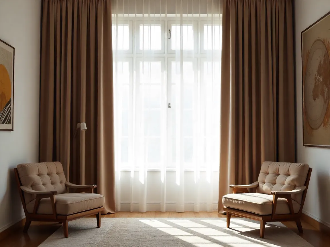 Elegant curtain design showcasing premium fabric and contemporary styling